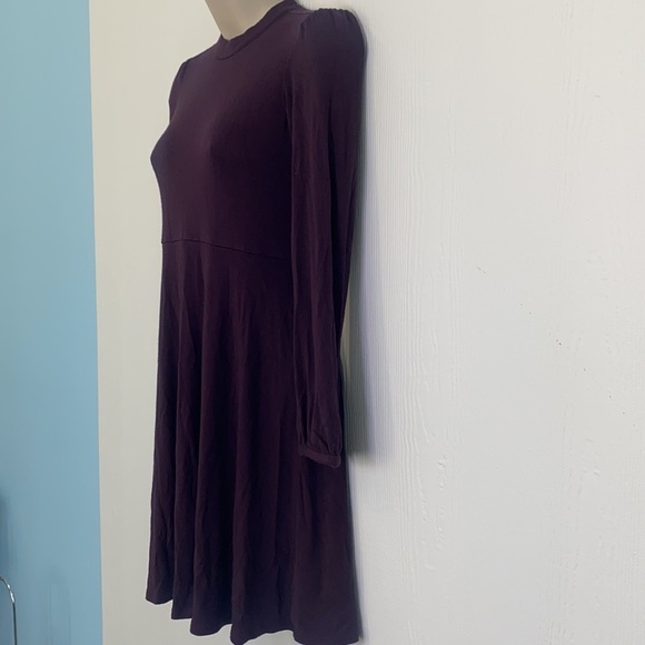 American Eagle - Soft and Sexy Soft Deep Plum Midi Dress Size XXS - Picture 7 of 15